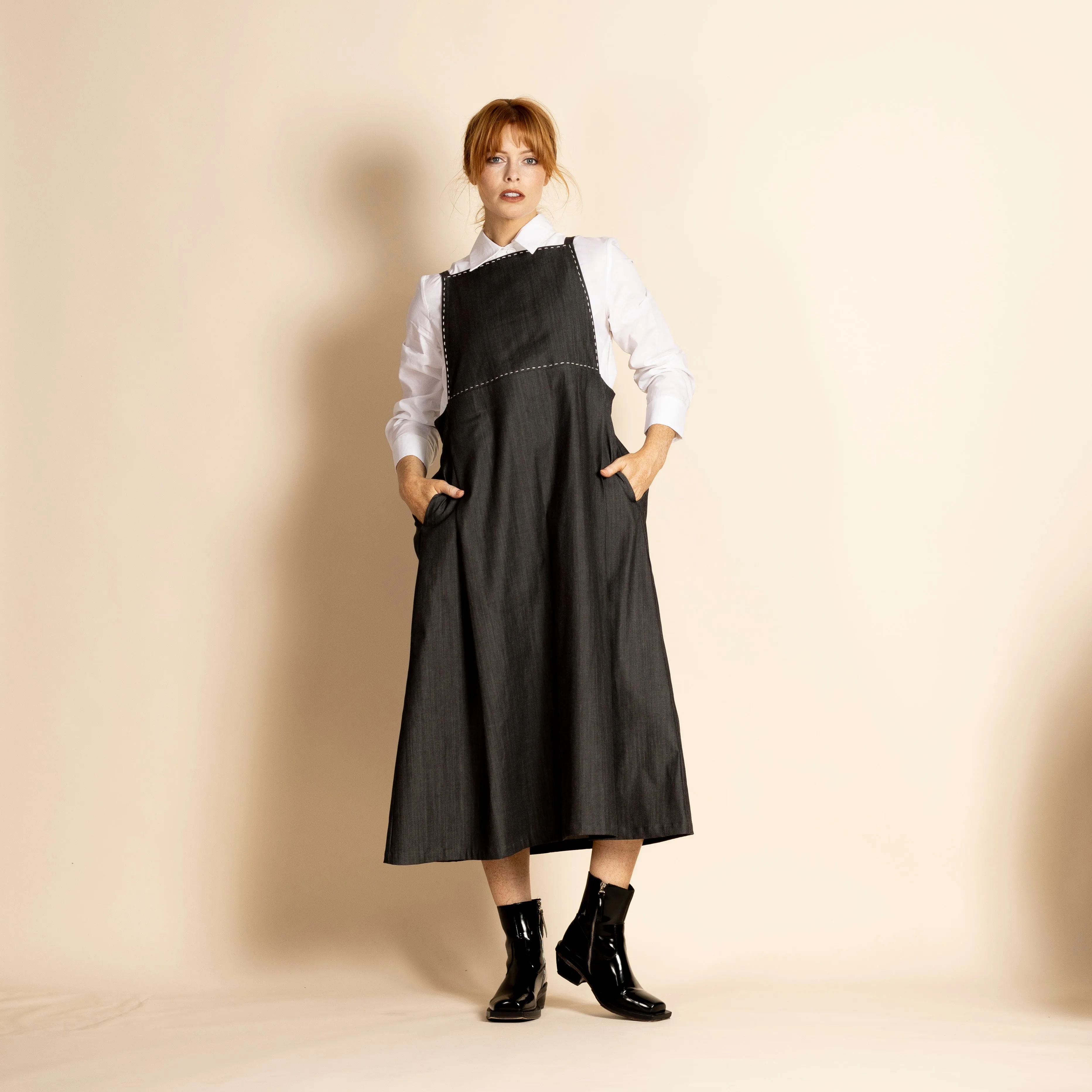 denim pinafore