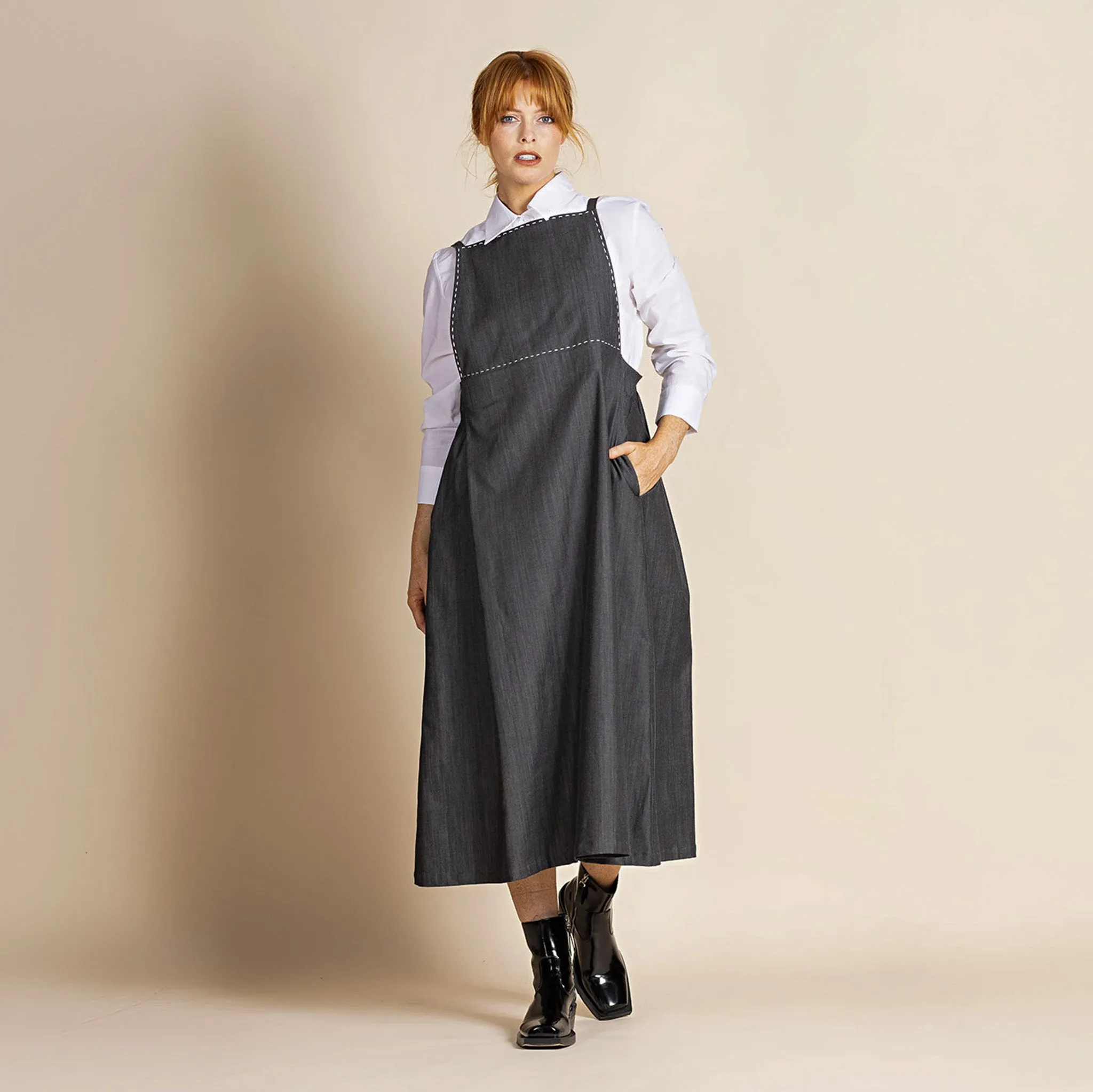 denim pinafore