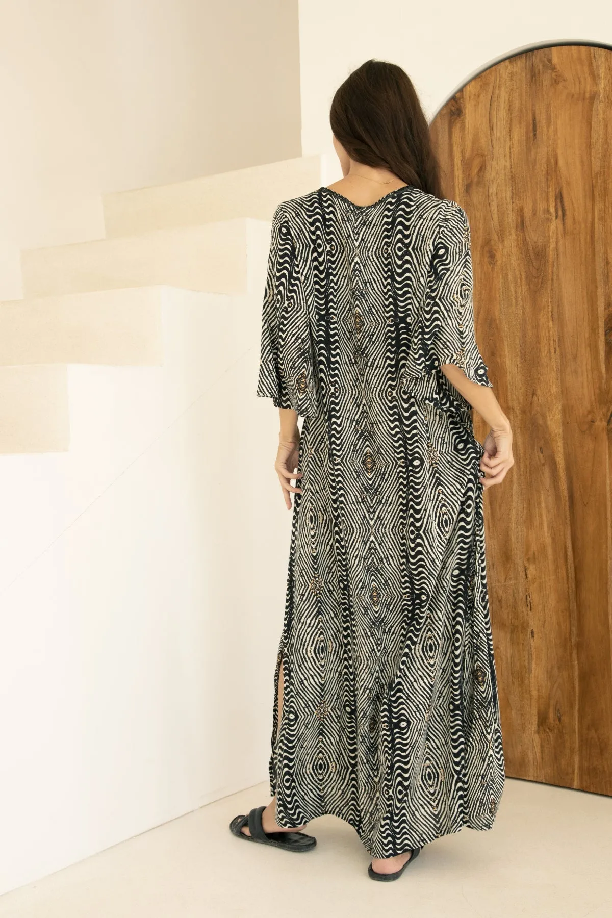 Emberly Midi Dress // Ethnic Print