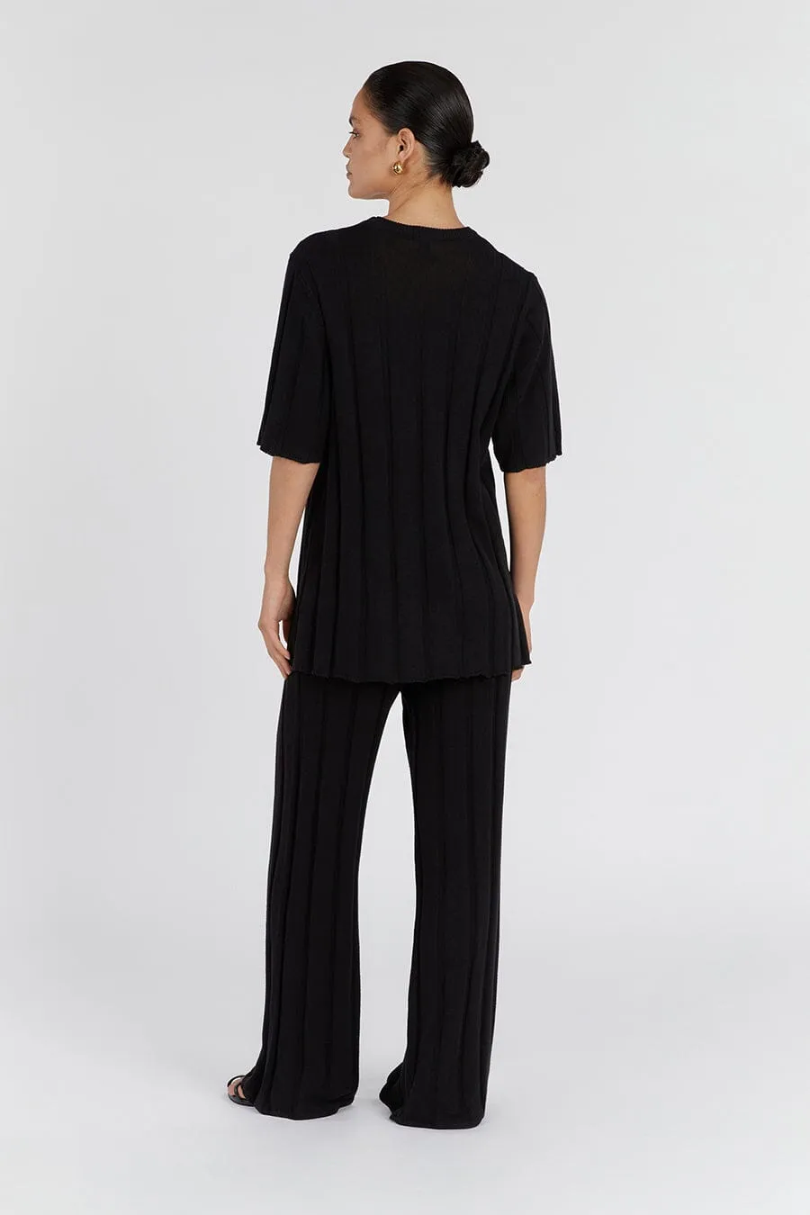 EMERY BLACK WIDE LEG PANT