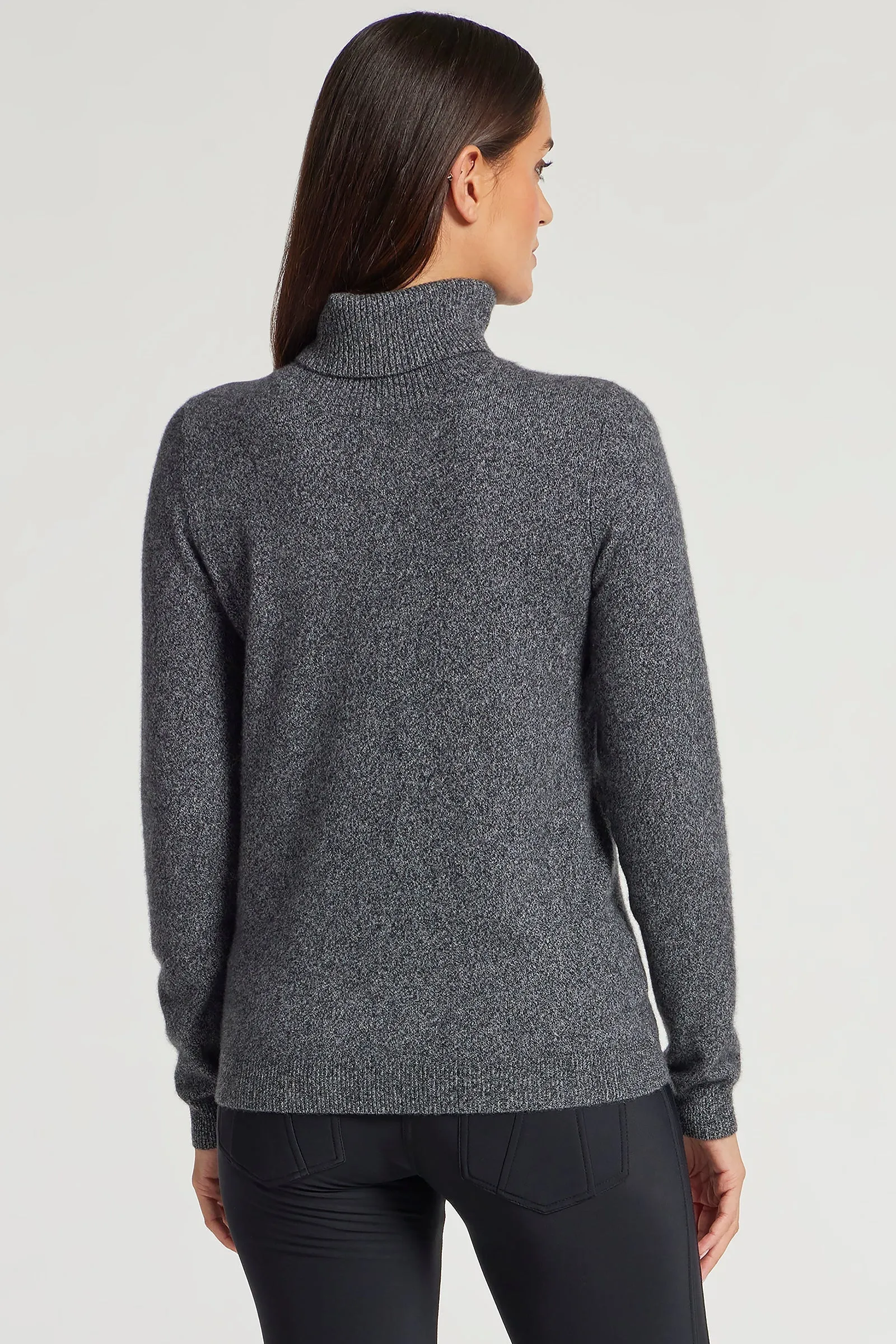 Emily Cashmere Turtleneck Sweater