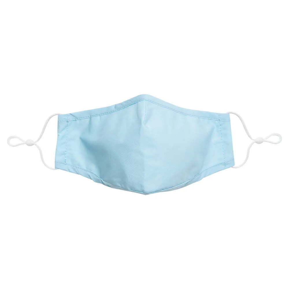 Face Mask 3 Pack Blue Cotton