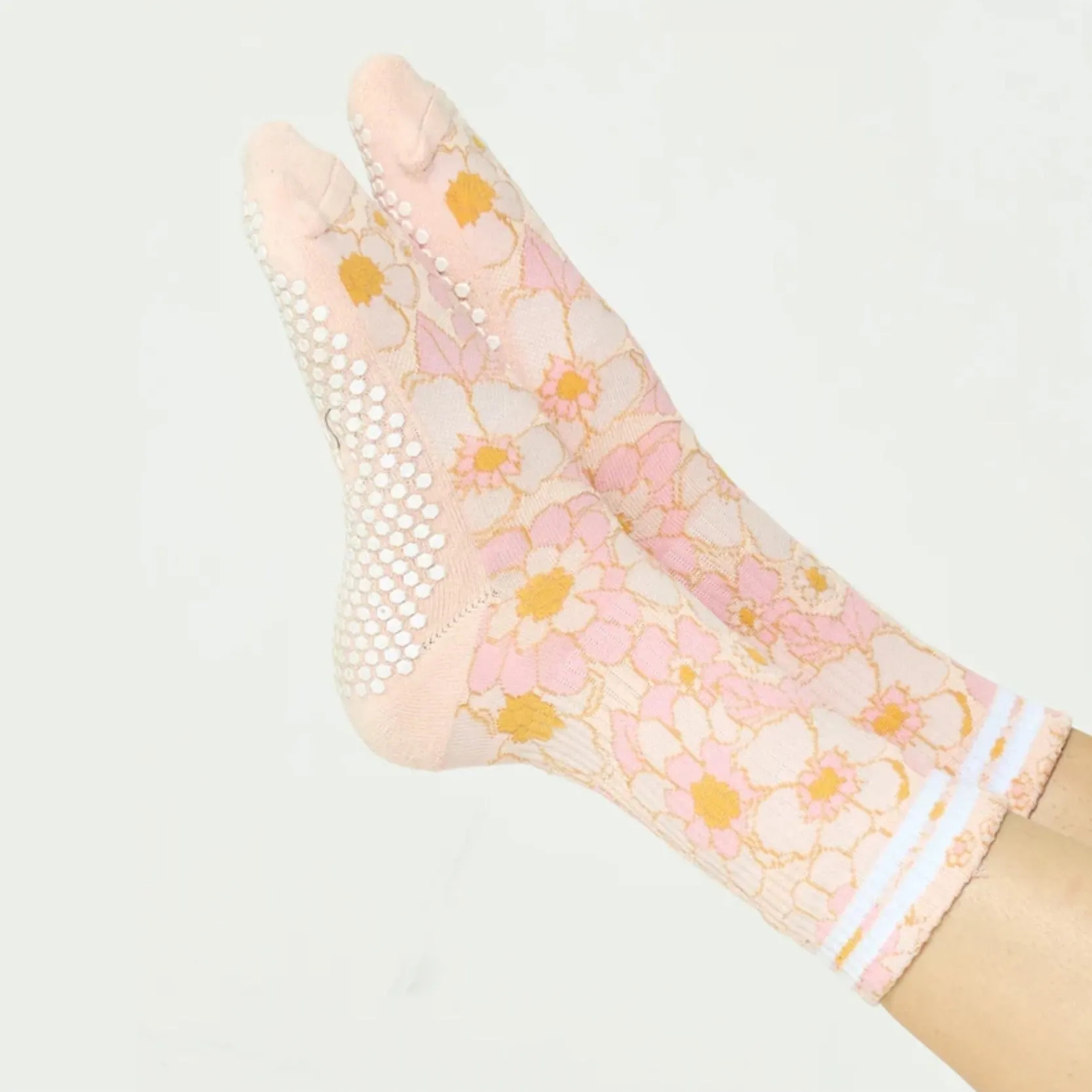 Flower Power Grip Socks (Barre/Pilates)