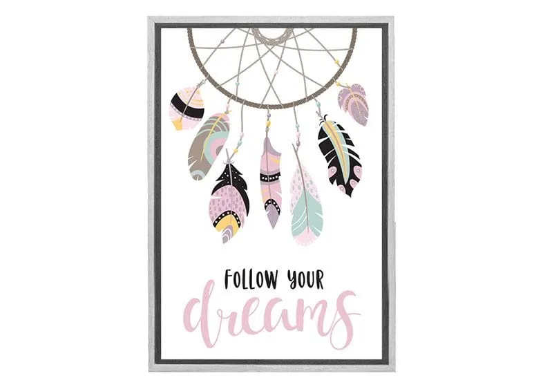 Follow Your Dreams | Dreamcatcher Wall Art Print