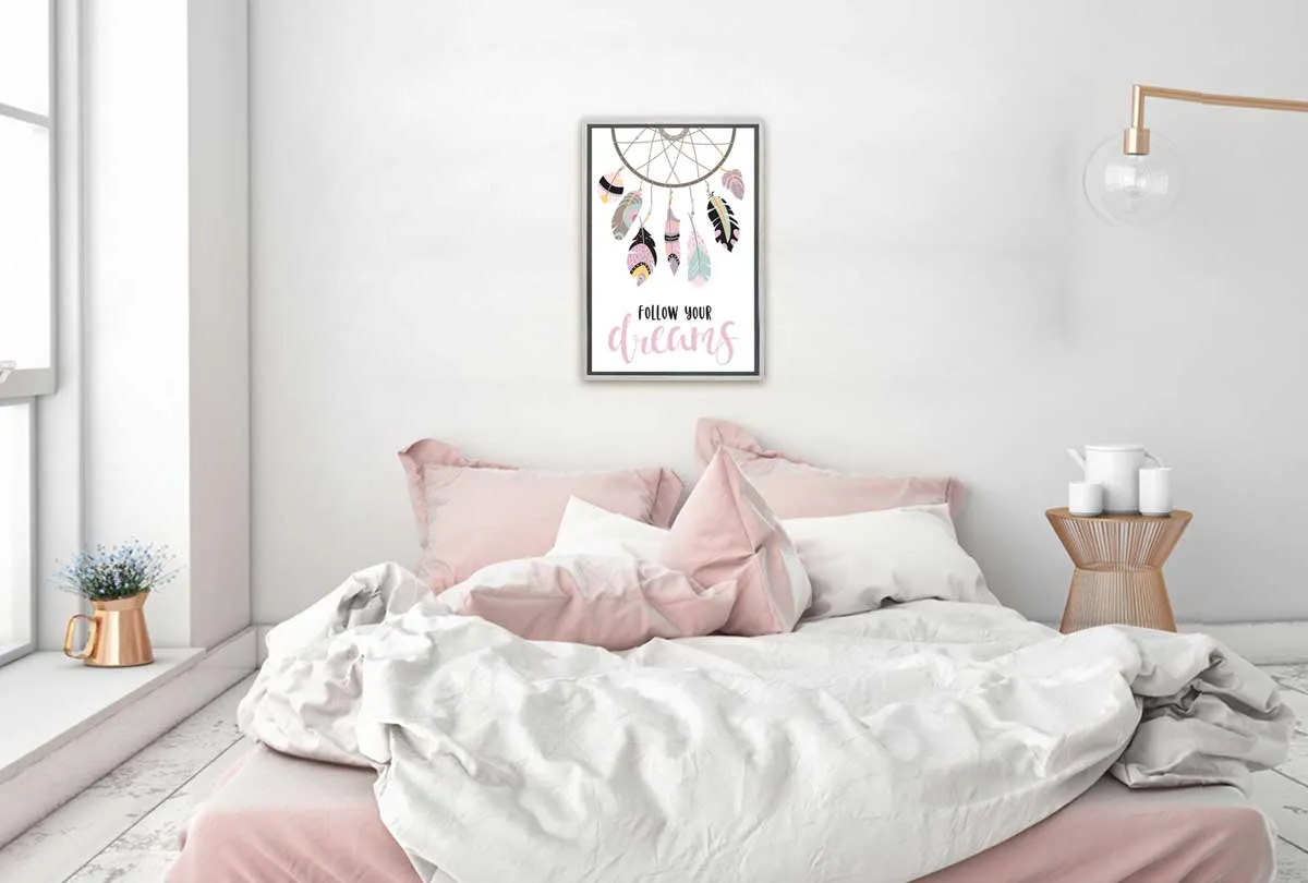 Follow Your Dreams | Dreamcatcher Wall Art Print