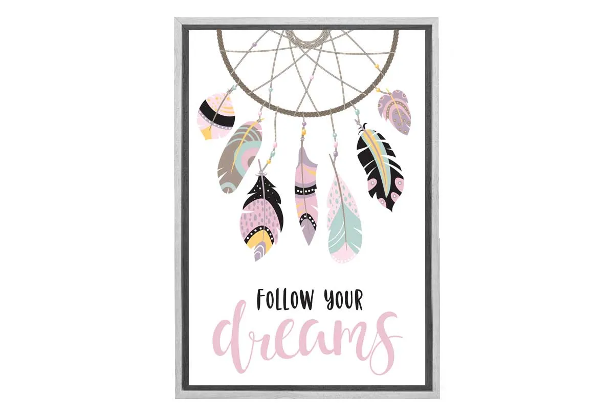 Follow Your Dreams | Dreamcatcher Wall Art Print