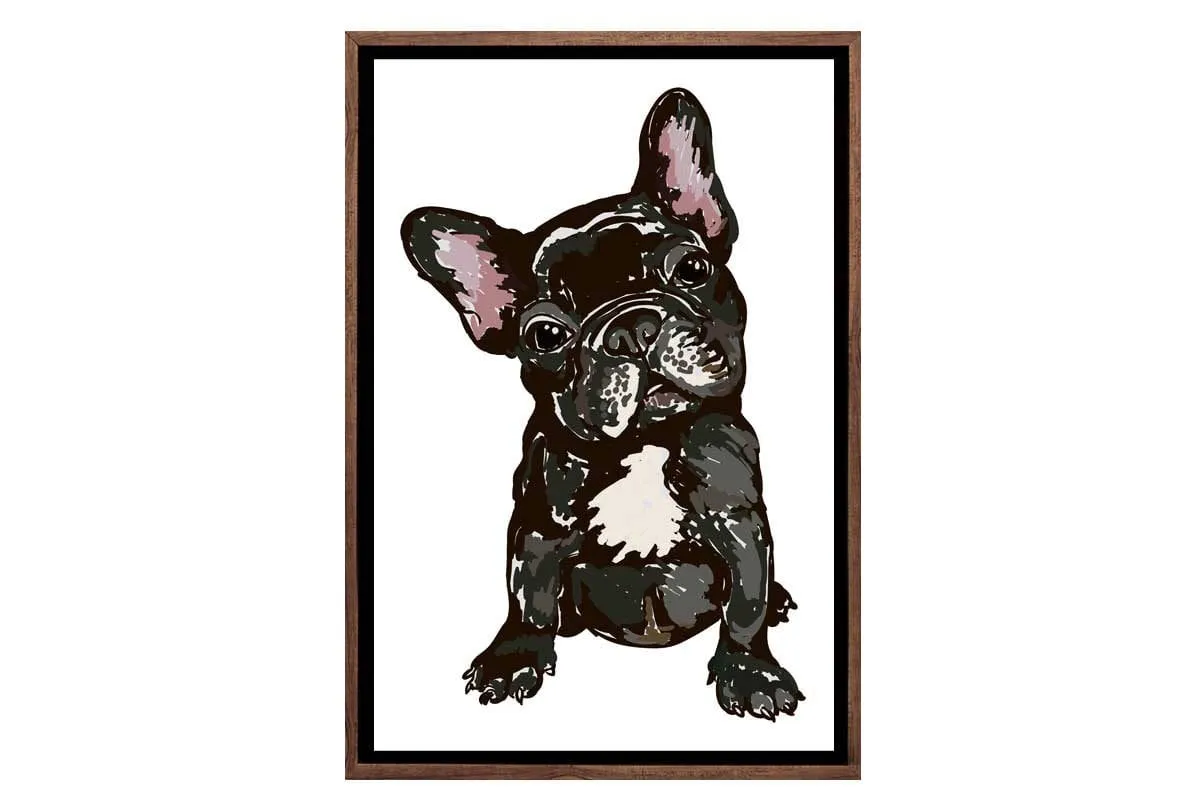 French Bull Dog 2 | Canvas Wall Art Print