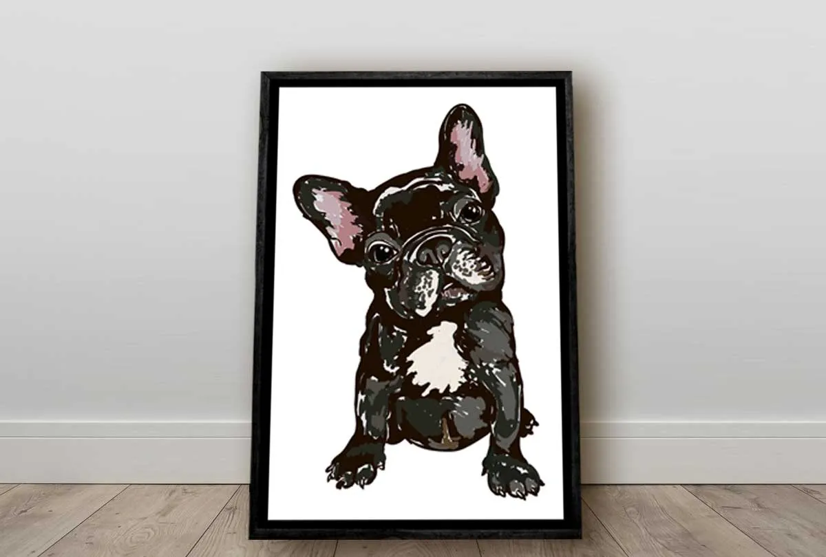 French Bull Dog 2 | Canvas Wall Art Print