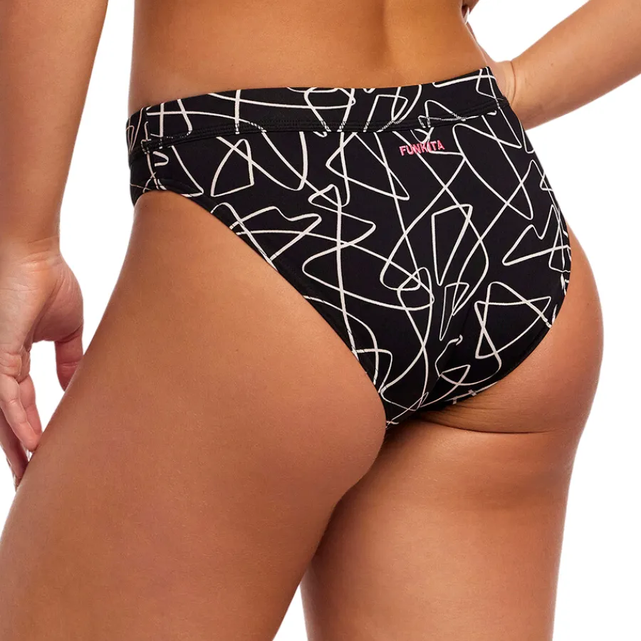 Funkita Womens Sports Brief FS03L - Texta Mess