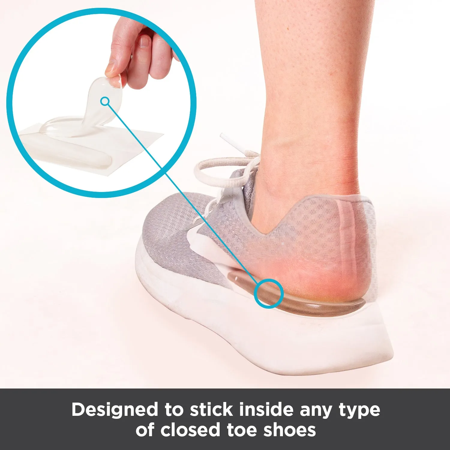 Medial & Lateral Heel Wedge Inserts for Overpronation or Supination Correction (Pair)