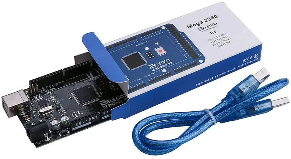 MEGA 2560 R3 Board with USB Cable