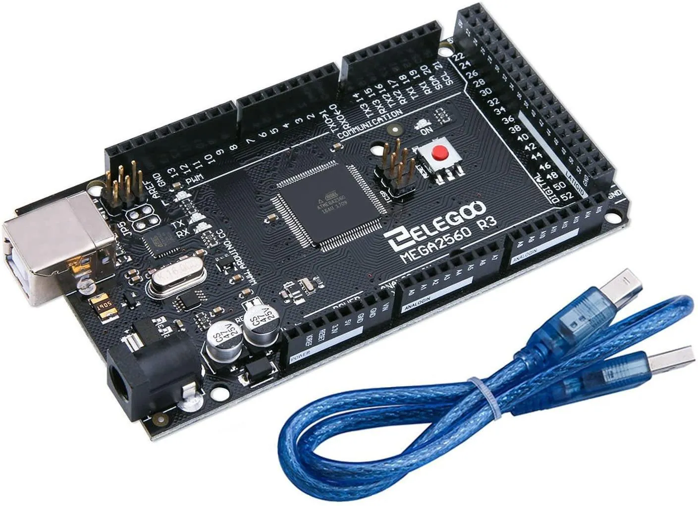 MEGA 2560 R3 Board with USB Cable