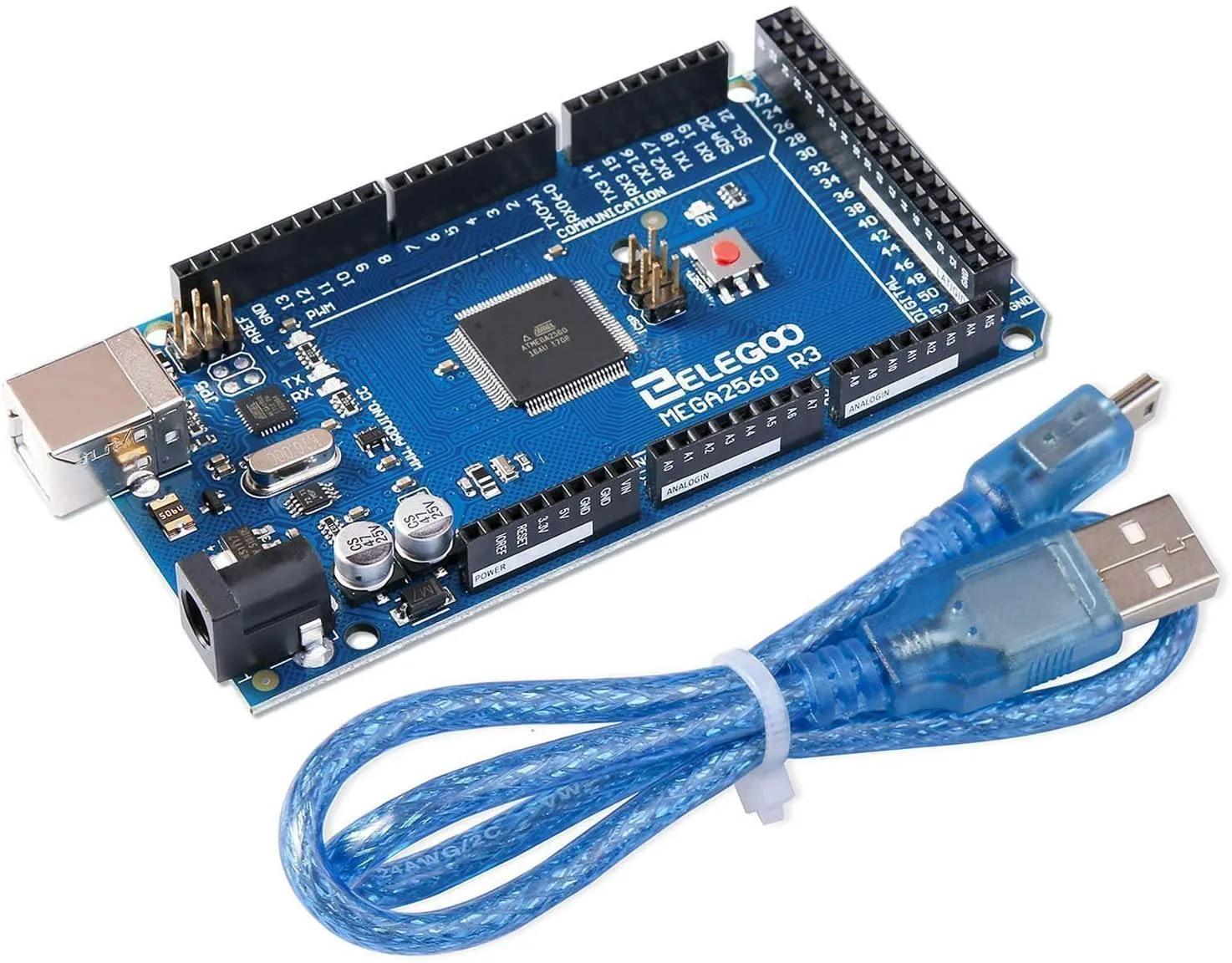 MEGA 2560 R3 Board with USB Cable