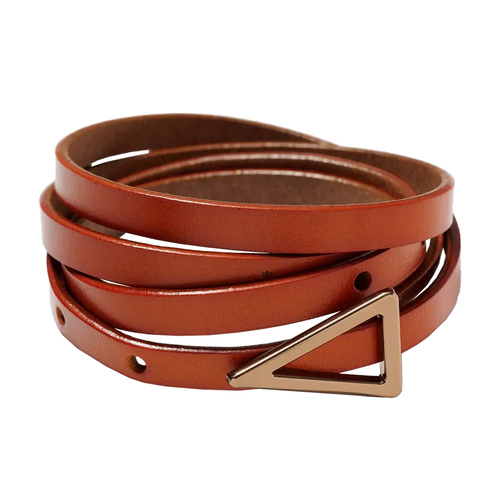 Metal Buckle Leather Belt