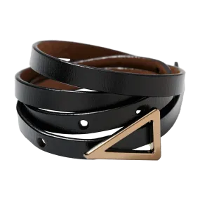 Metal Buckle Leather Belt