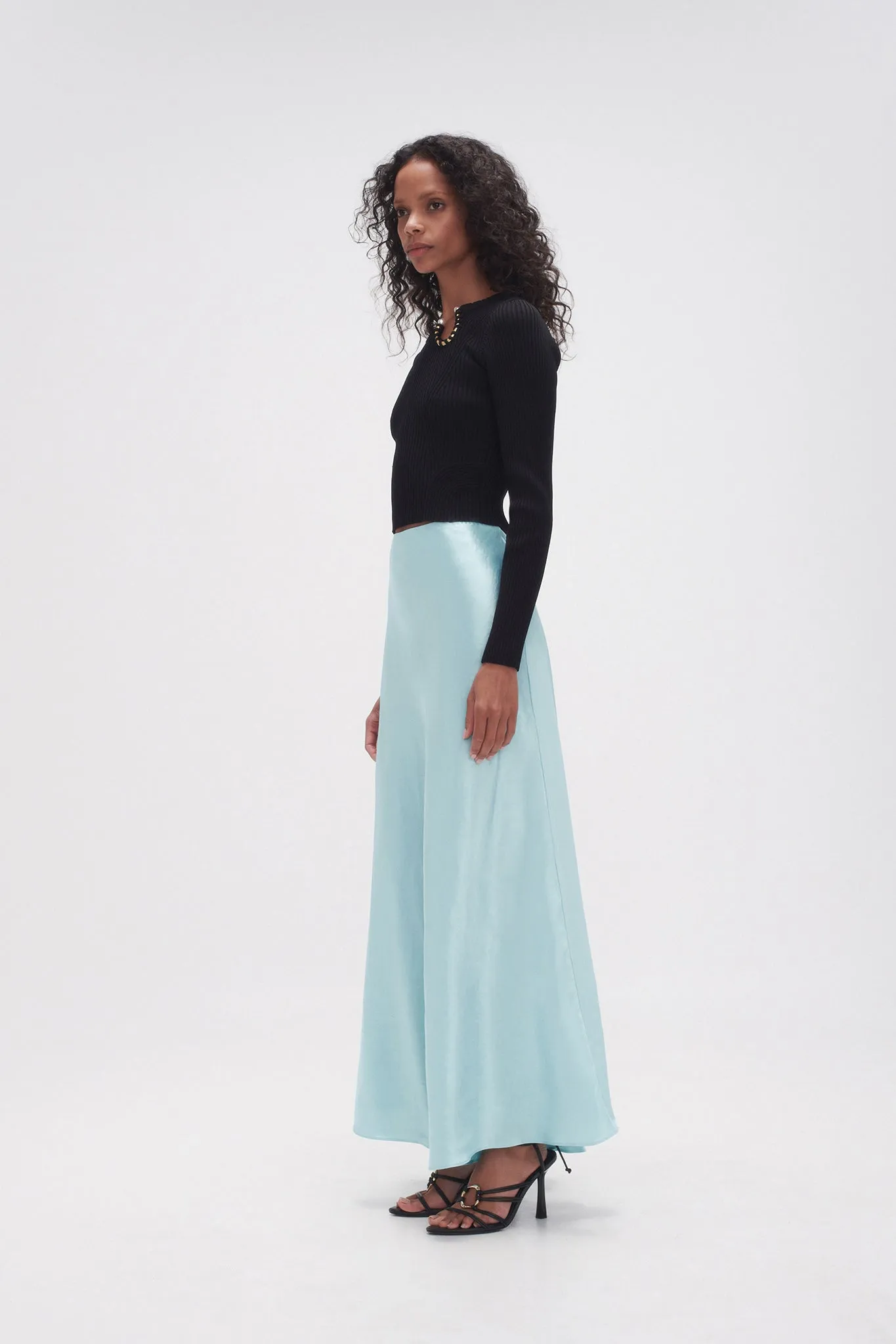 Moonglade Bias Maxi Skirt