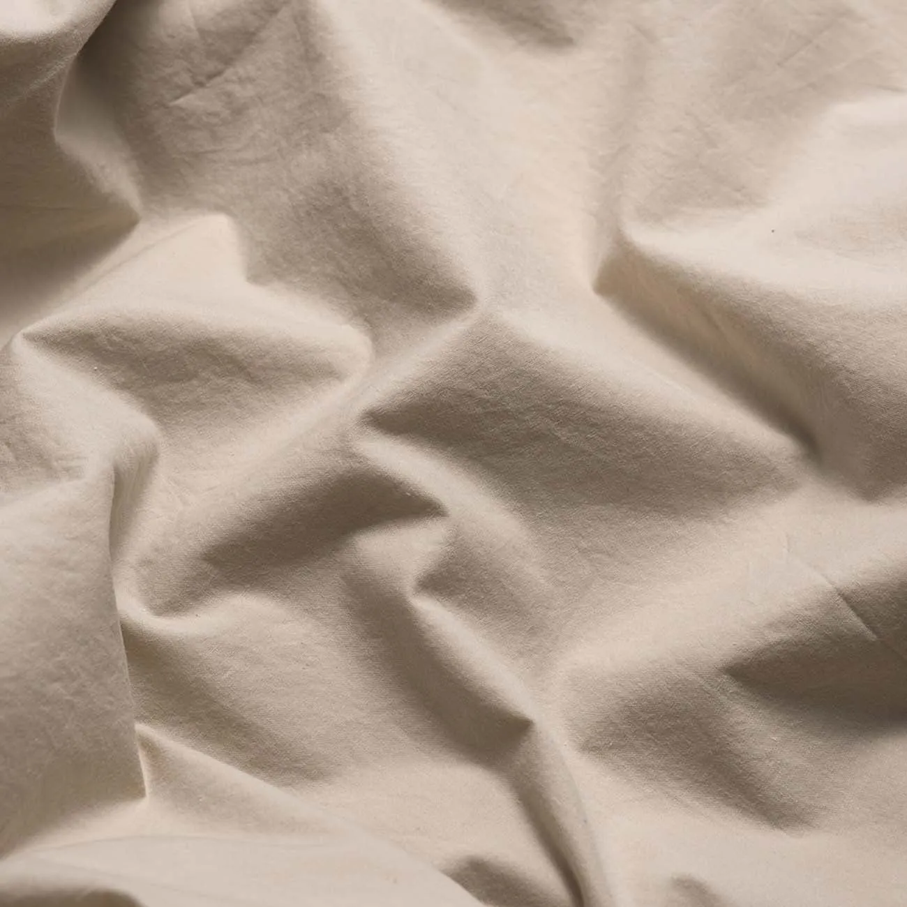 Parchment Washed Cotton Percale Fitted Sheet