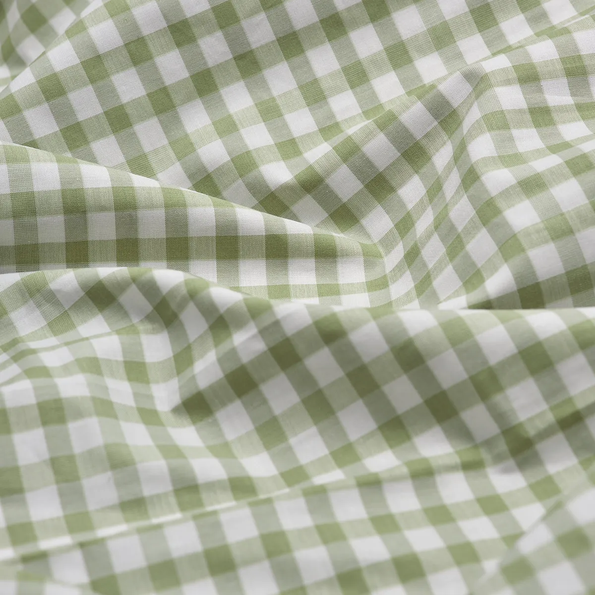 Pear Small Gingham Cotton Pillowcase (Pair)