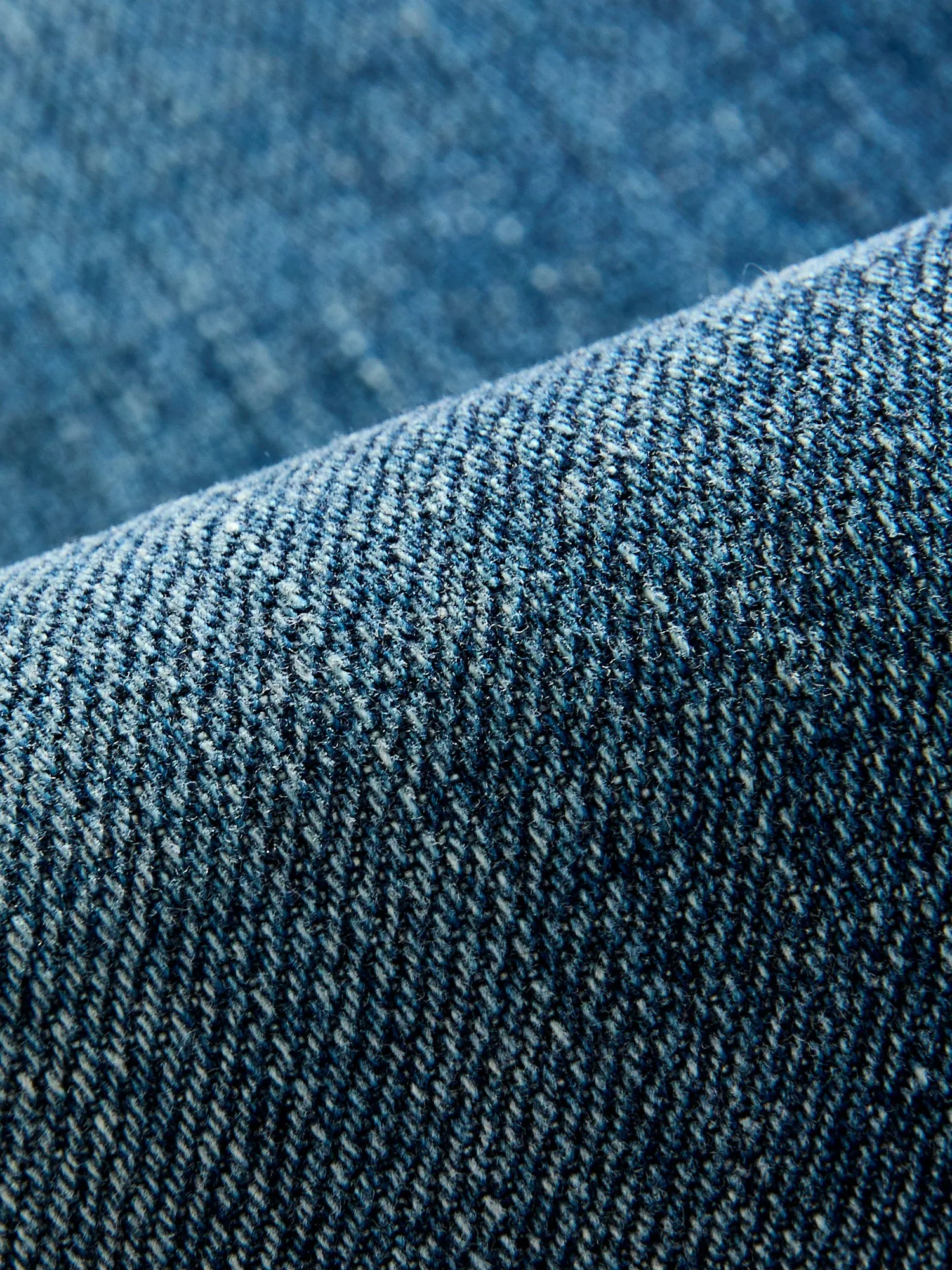 "Rain" 10.5oz Washed Indigo Stretch Selvedge Denim - Pen Slim