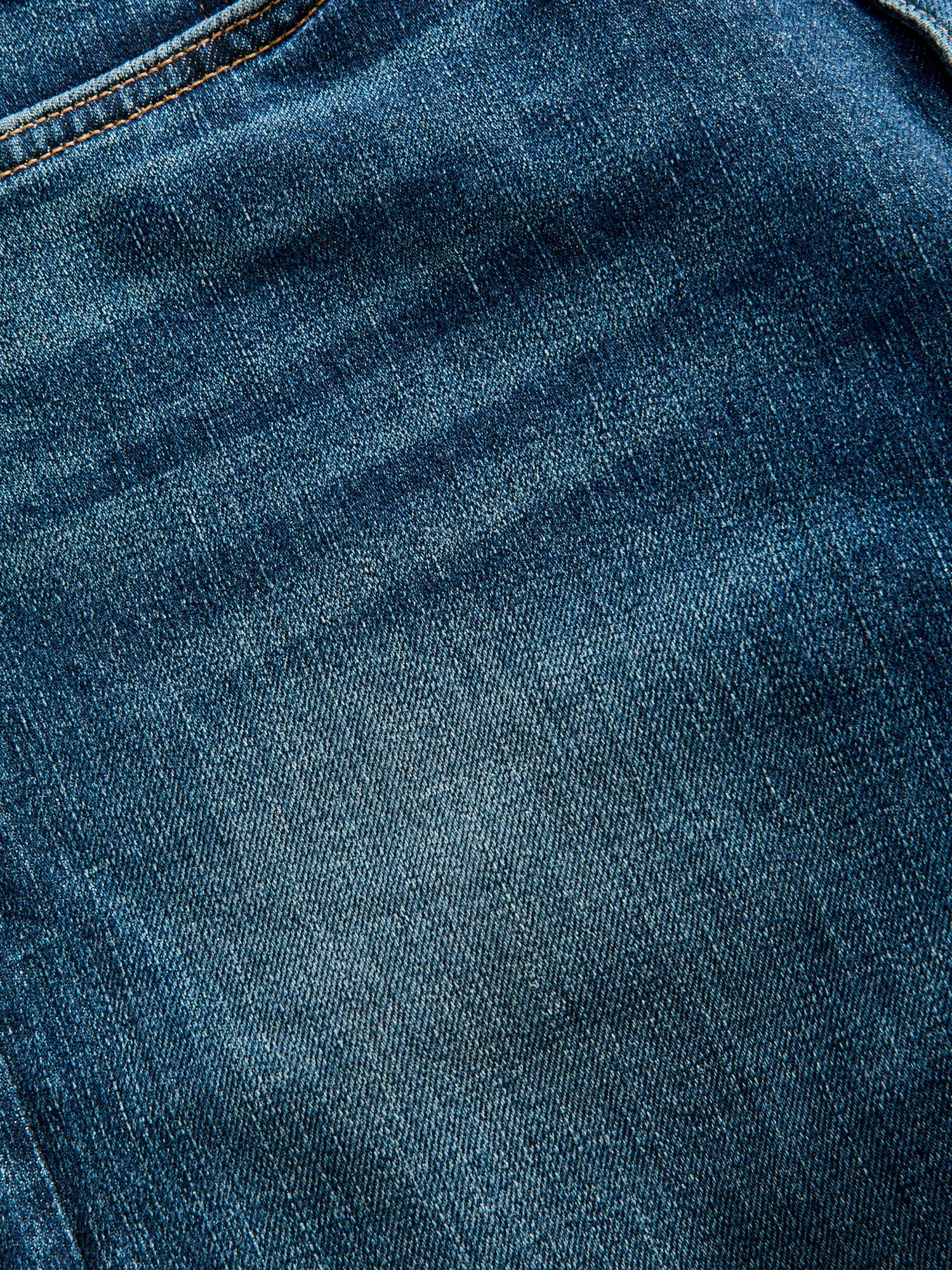 "Rain" 10.5oz Washed Indigo Stretch Selvedge Denim - Pen Slim