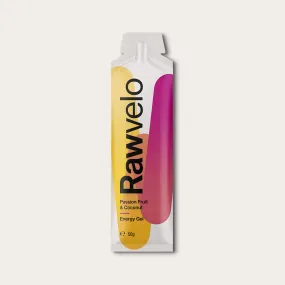 Rawvelo | Passionfruit and Coconut Energy Gel - Box of 20