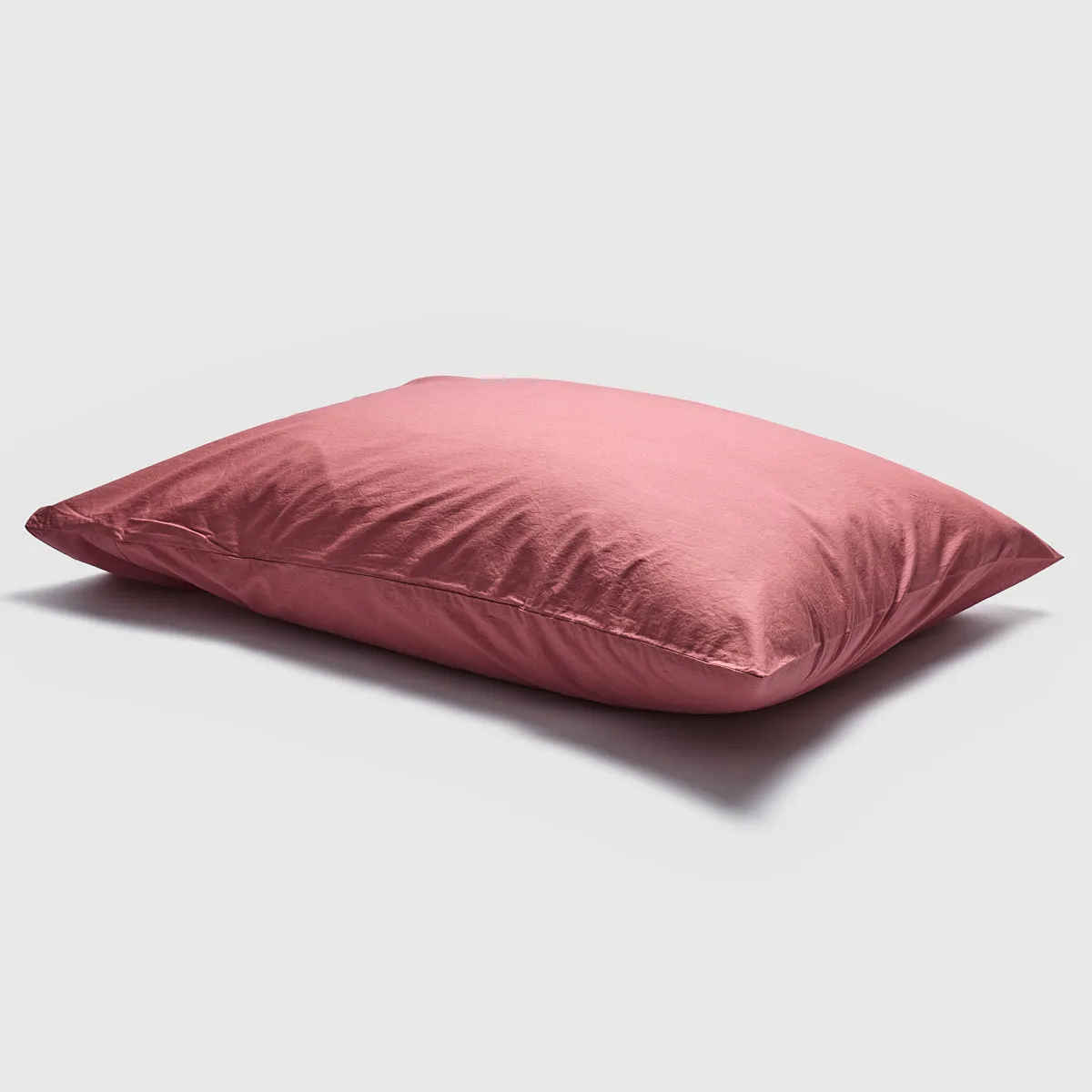 Red Dune Washed Cotton Percale Pillowcases (Pair)