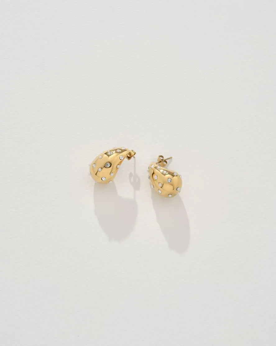 Santiago Earrings in Gold