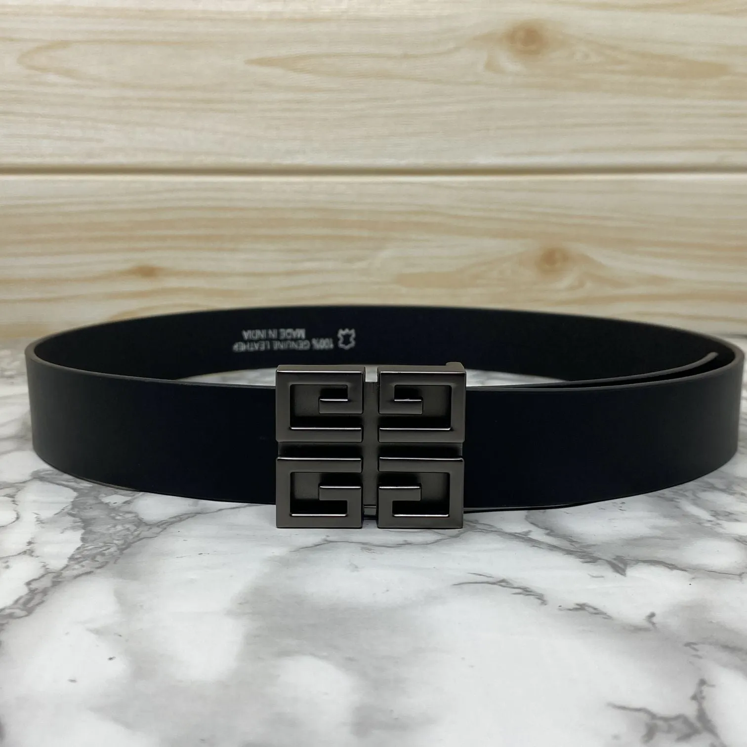 Square Section Leather Strap Belt-JonasParamount