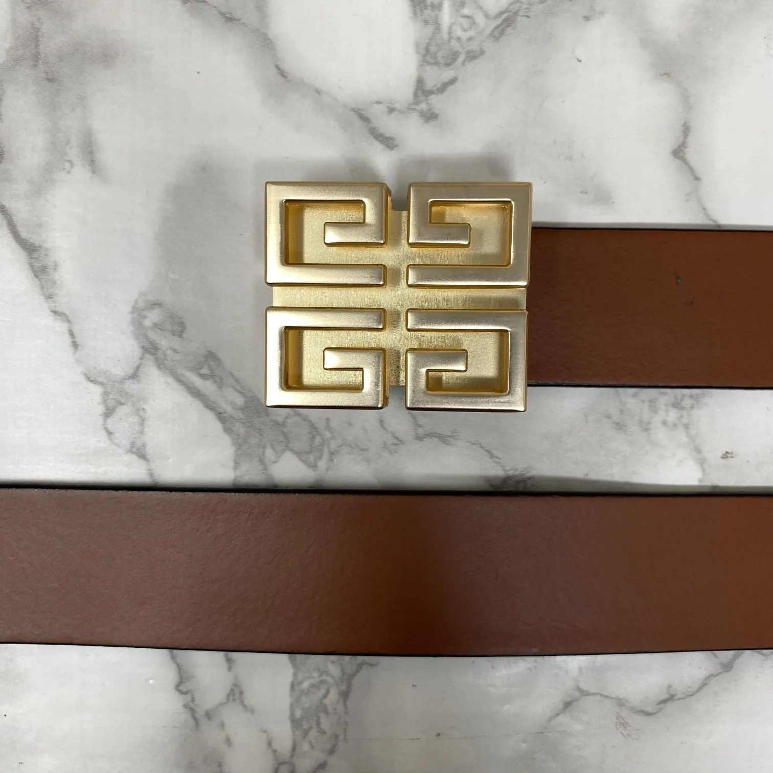 Square Section Leather Strap Belt-JonasParamount