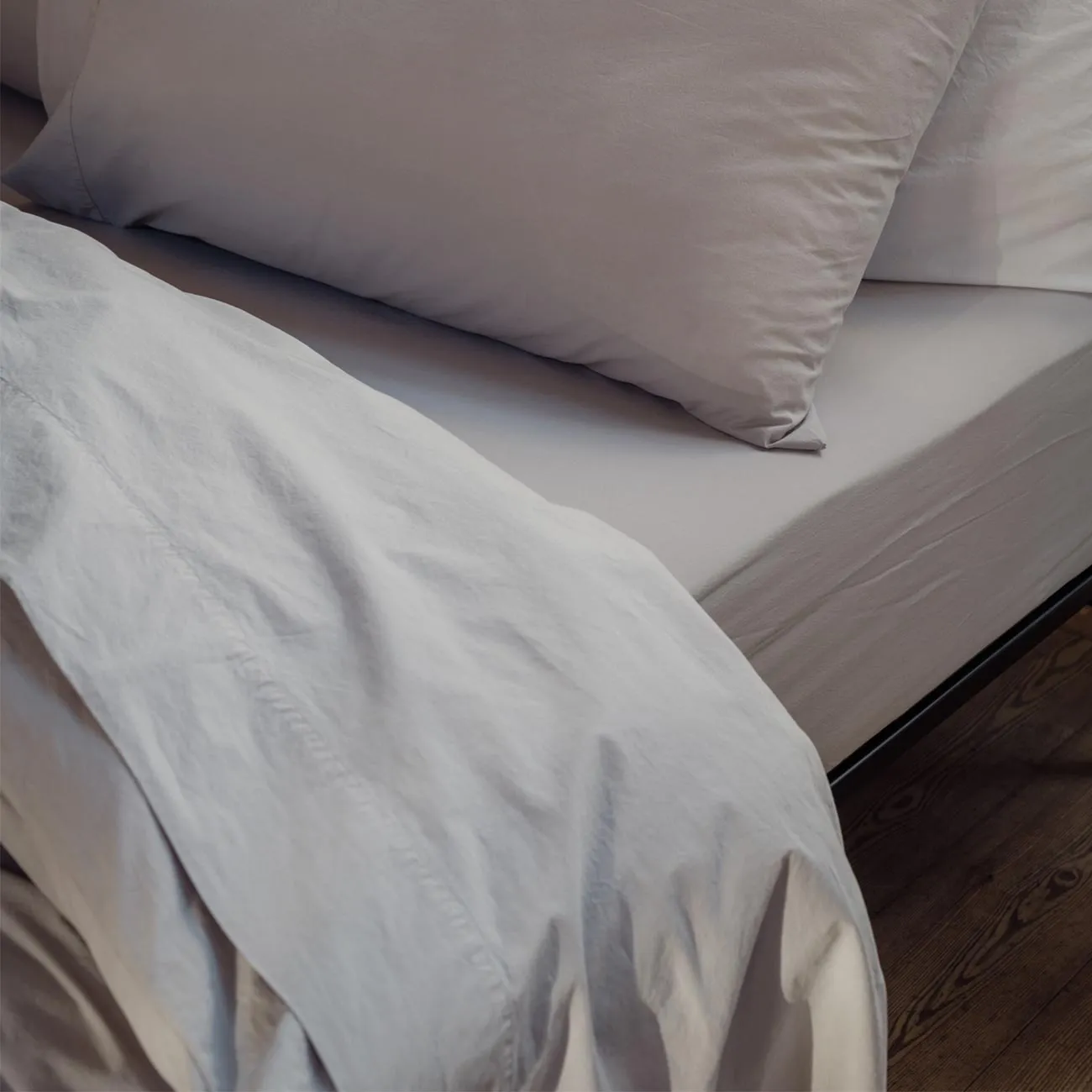 Stone Washed Percale Cotton Flat Sheet