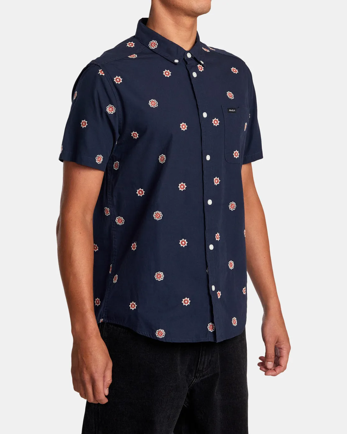 That'll Do Dobby Short Sleeve Shirt - New Moody