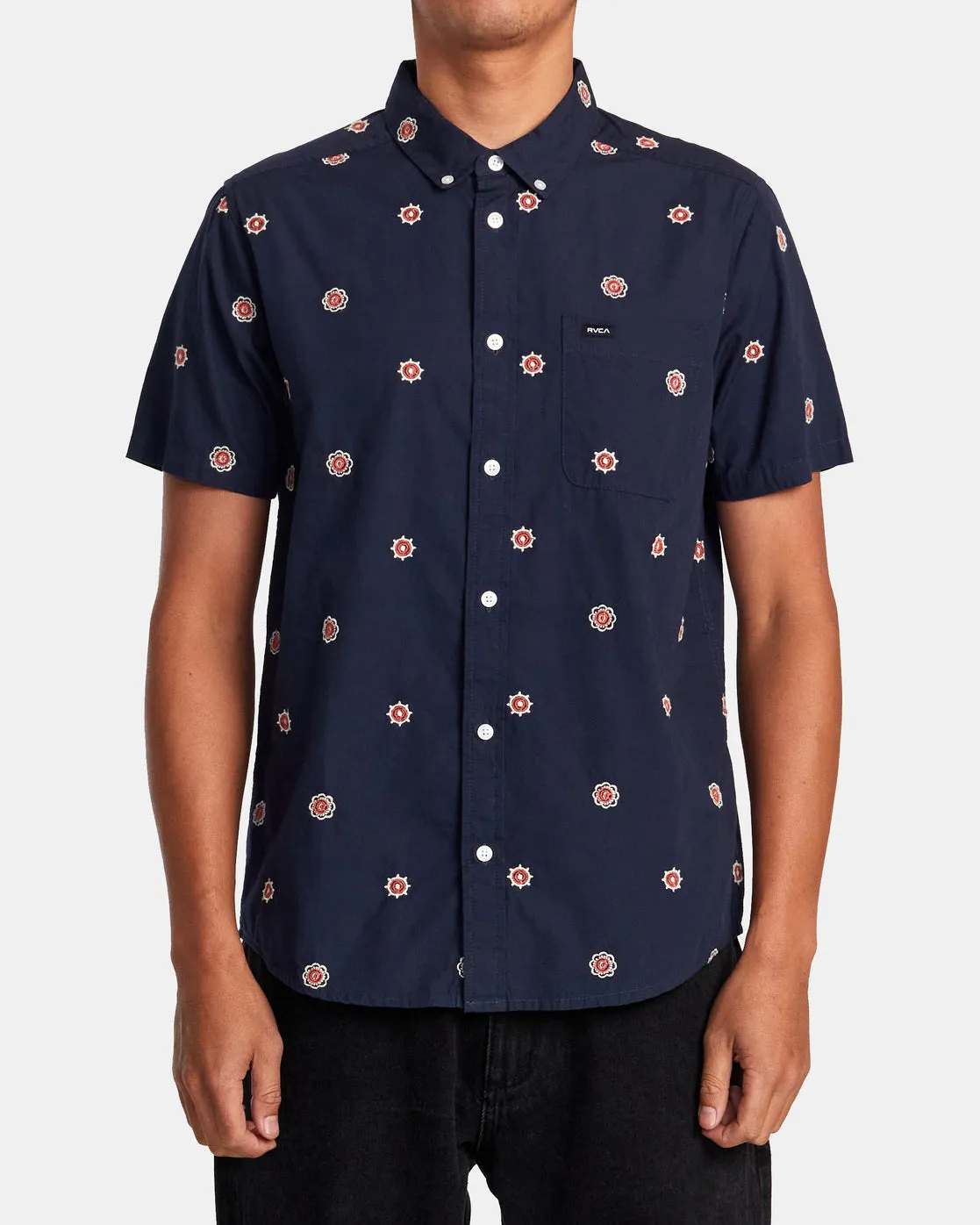 That'll Do Dobby Short Sleeve Shirt - New Moody