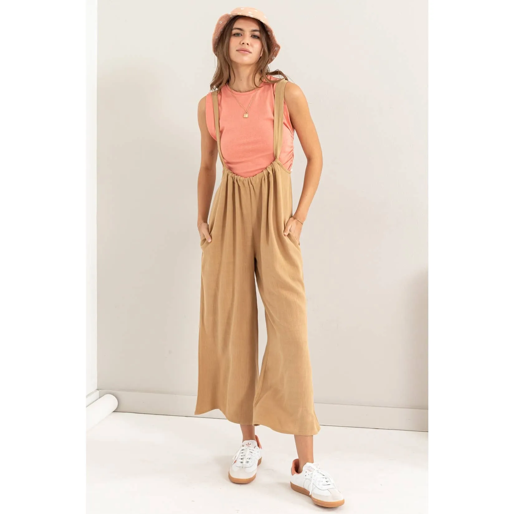 Too Sweet Linen Jumpsuit