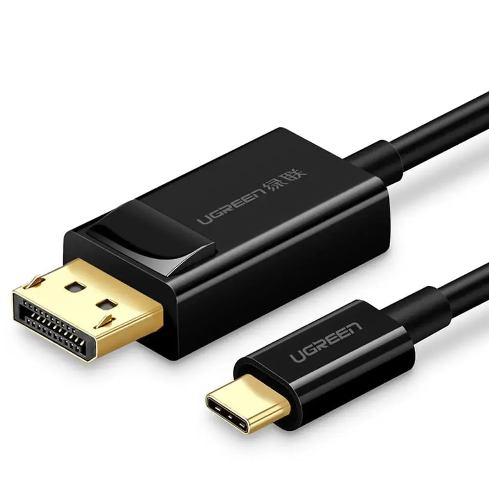 UGREEN 1.5M USB Type C Male To DisplayPort Male Cable 4k@30Hz - Black (50994)