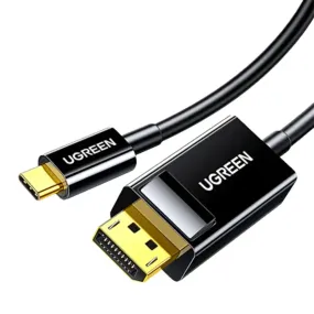 UGREEN 1.5M USB Type C Male To DisplayPort Male Cable 4k@30Hz - Black (50994)