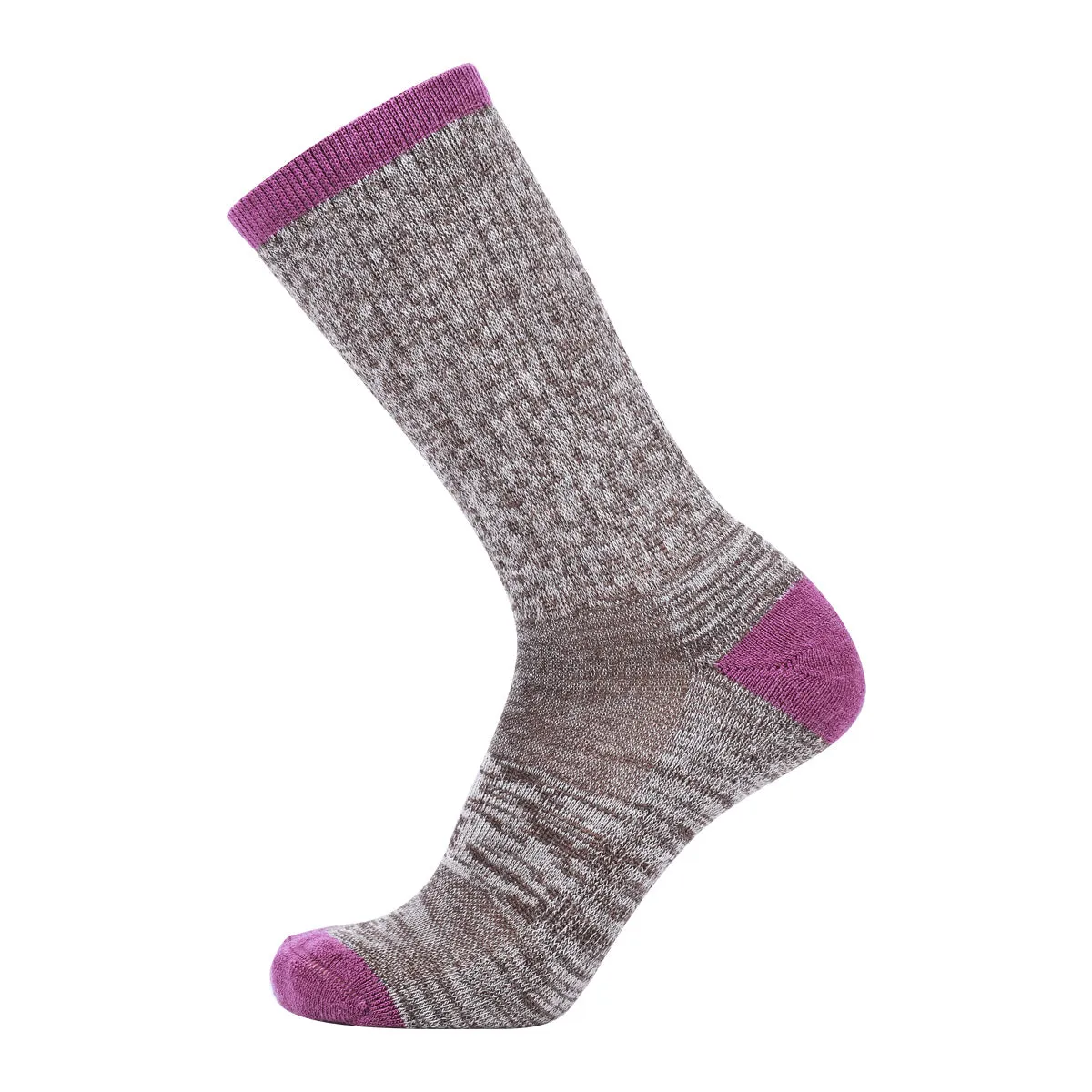 Women's Touch Wear Everyday Pink Stripes crew socks 4-packs