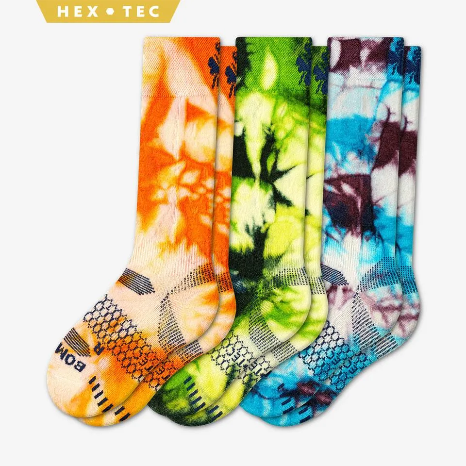 Youth Tie Dye Active Ski & Snowboard Sock 3-Pack