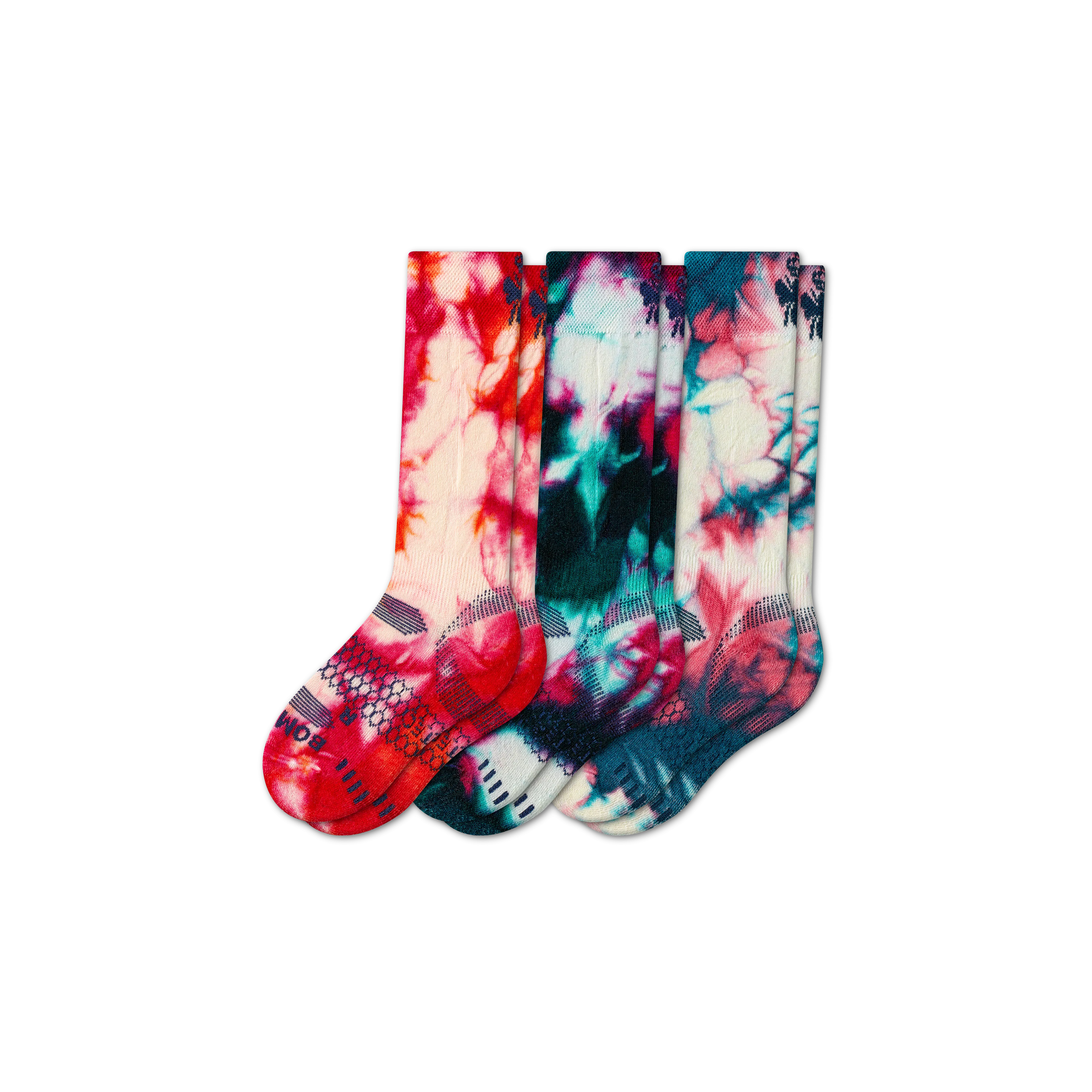 Youth Tie Dye Active Ski & Snowboard Sock 3-Pack